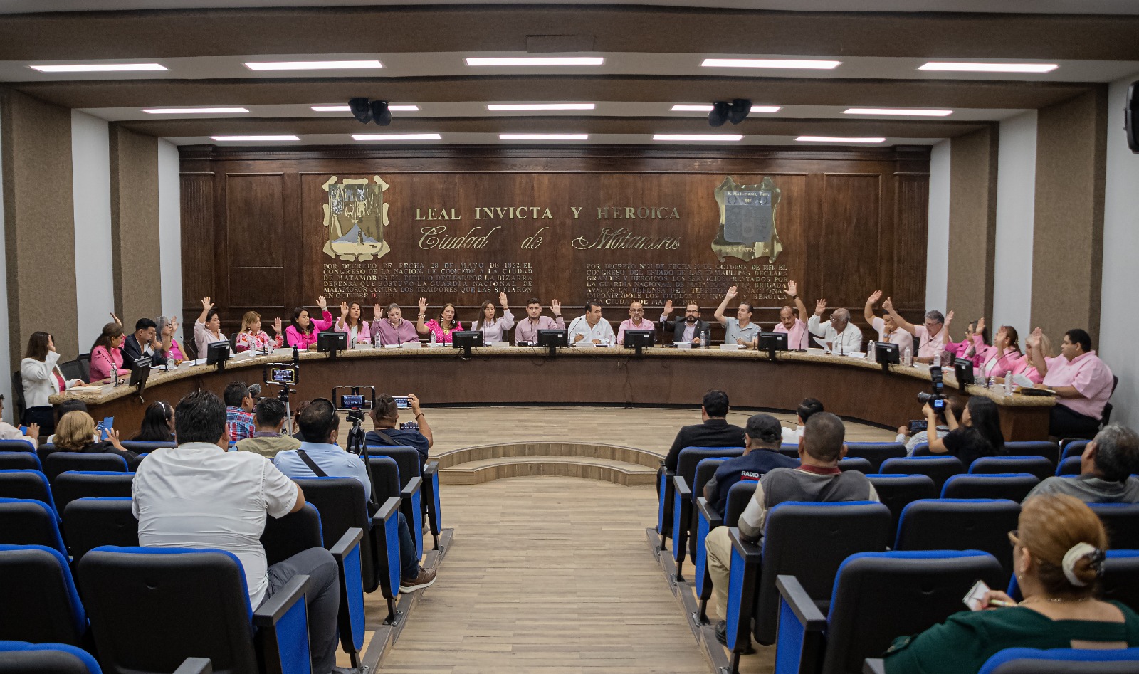 Encabeza el alcalde Alberto Granados la segunda sesión de cabildo del Ayuntamiento de Matamoros