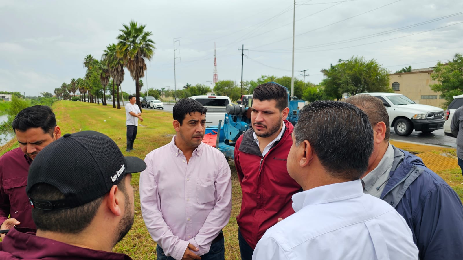 Se Instalan más de 11 equipos de bombeo en sectores inundados en Matamoros tras fuertes lluvias: Alberto Granados