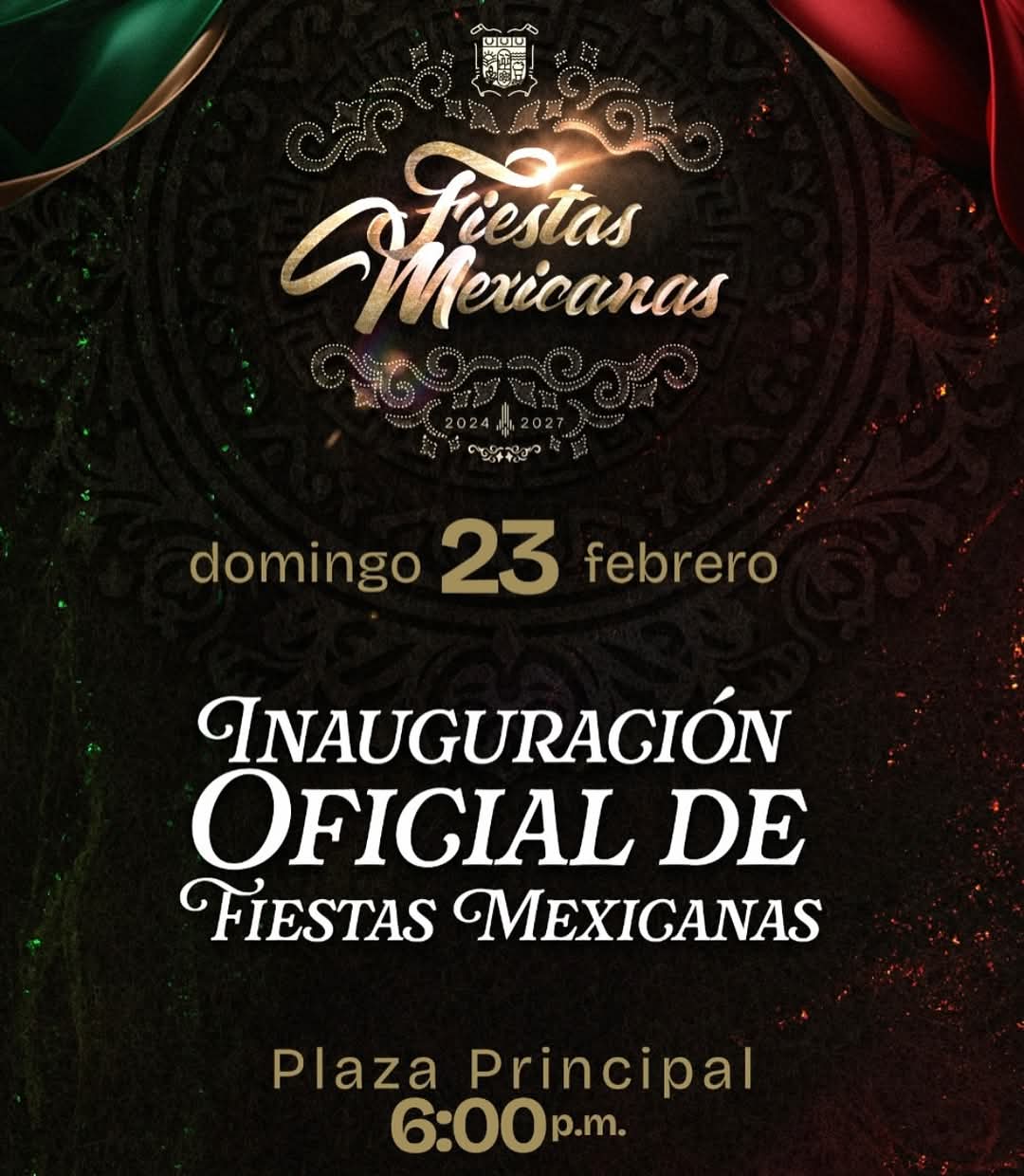 Invita el Alcalde Beto Granados a la Inauguración de las Fiestas Mexicanas