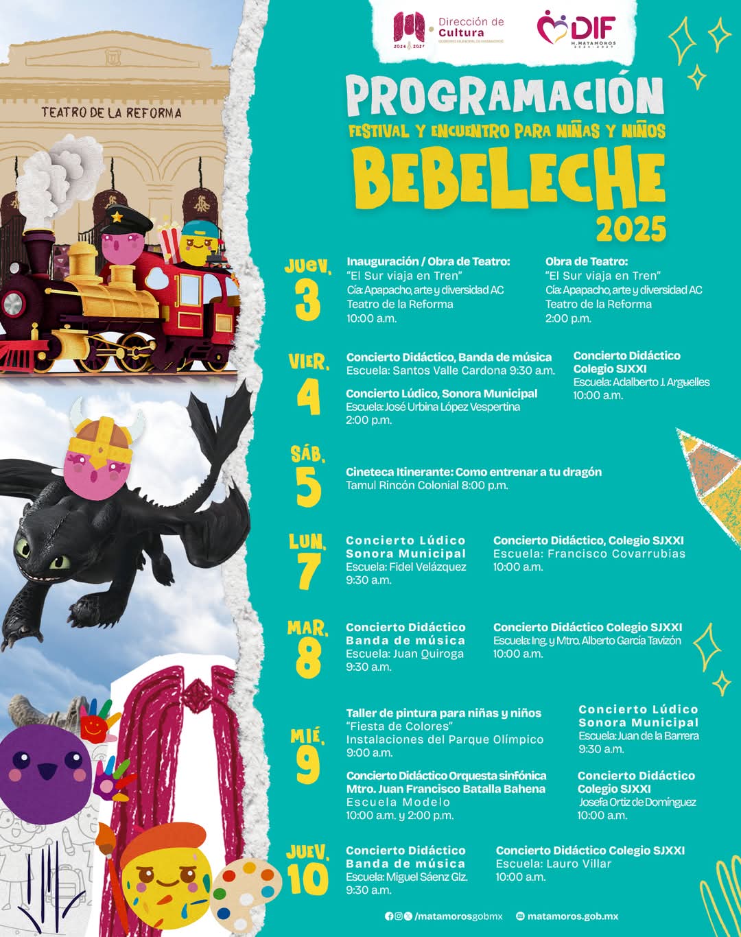 Invita Beto Granados a disfrutar del cine bajo las estrellas en el Festival Bebeleche 2025