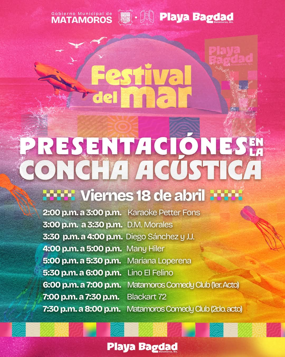 Talento local participa en el Festival del mar 2025