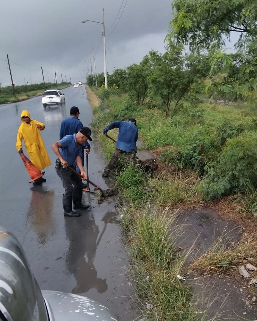 Realiza Gobierno de Matamoros acciones preventivas para evitar inundaciones