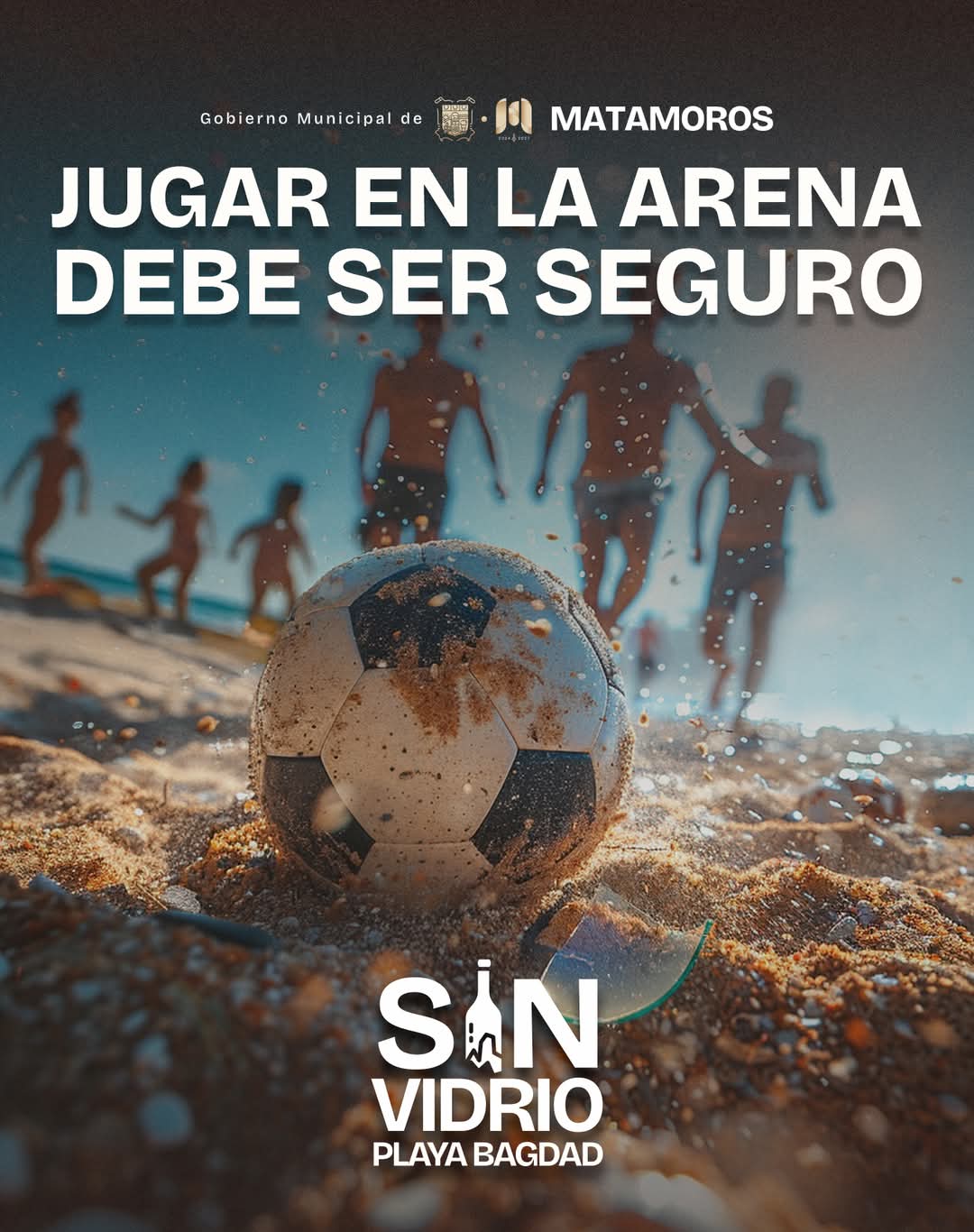 Gobierno Municipal invita a evitar llevar vidrio y objetos cortantes a la playa