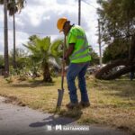 Gobierno de Matamoros supervisa trabajos de la Cuadrilla Renace en la unidad Habitacional Lázaro Cárdenas