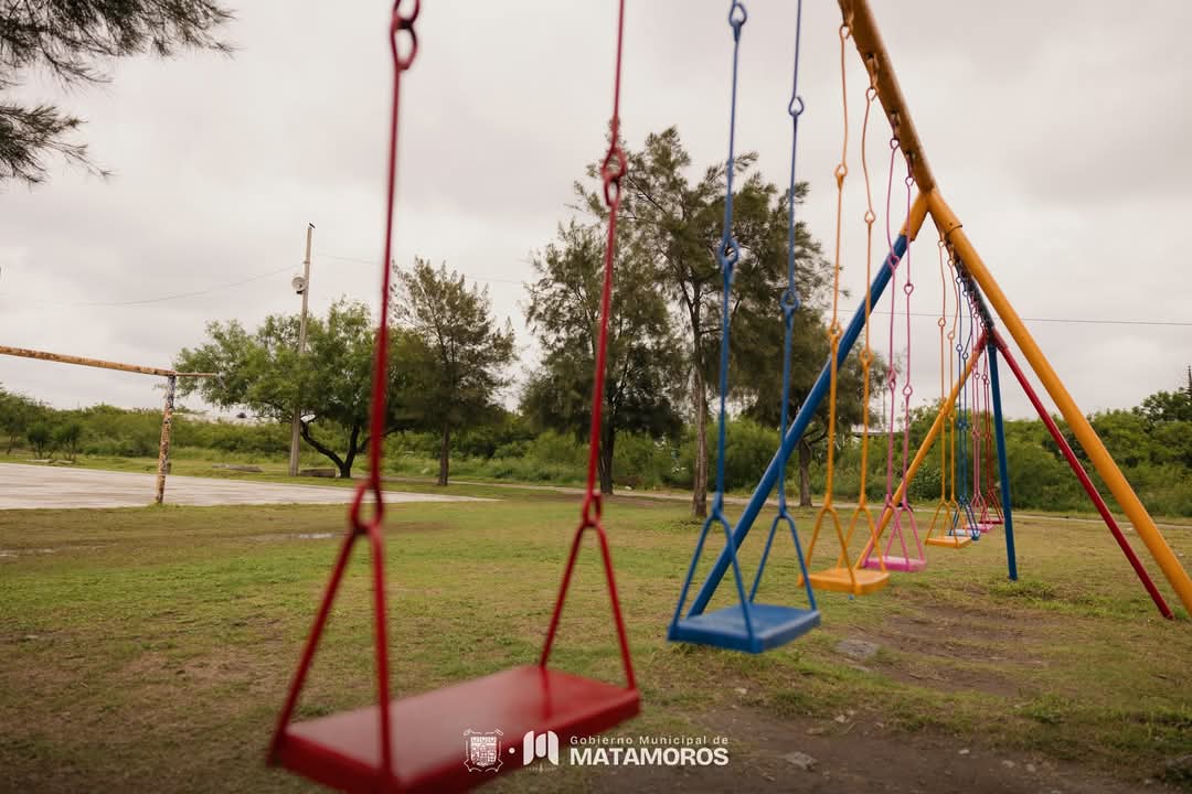 Cuadrilla Renace rehabilita por completo el area verde de la Col. Nogalar