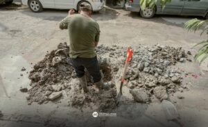 Reparan fuga de agua en el Fraccionamiento Casa Blanca